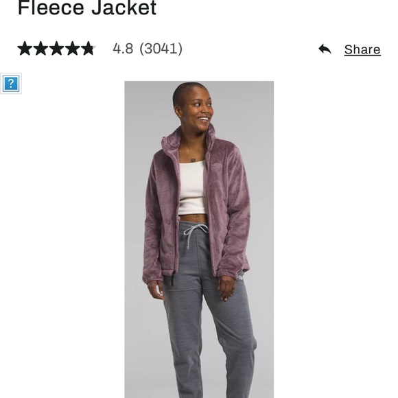 NWOT The North Face Ostio Fleece Jacket - Picture 4 of 8